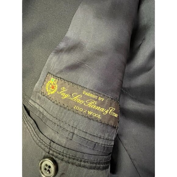 Brooks Brothers 1818 Madison Dark Navy Blazer Loro Piana Wool 43R Classic - Picture 9 of 16